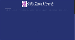 Desktop Screenshot of gilliswatches.com