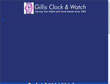 Tablet Screenshot of gilliswatches.com